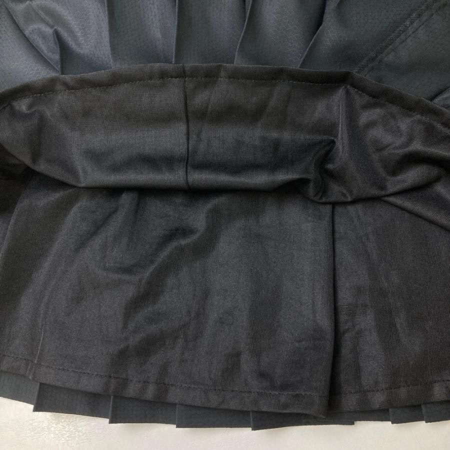 PEARLY GATES パーリーゲイツ  裏地付き 裾プリーツスカート 総柄 ブラック系 00 ゴルフウェア レディースの画像