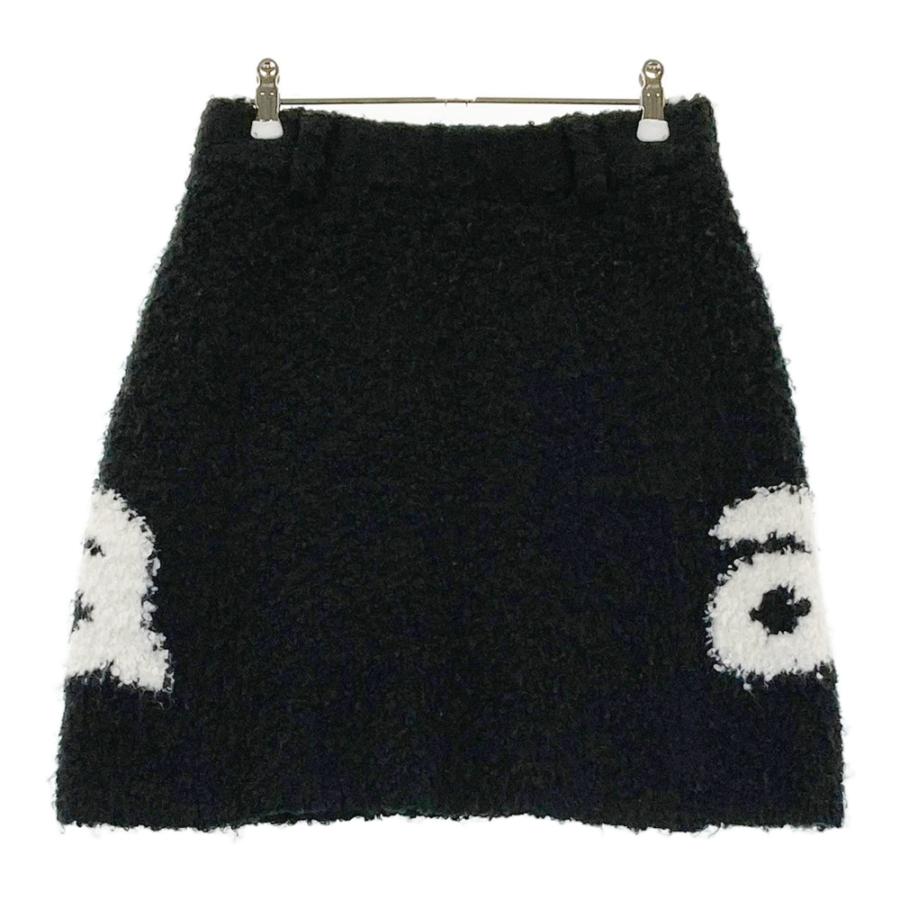ARCHIVIO アルチビオ スカート ウール混 ブラック系 38 ゴルフウェア