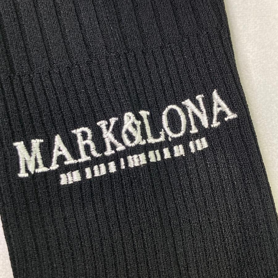 MARK&LONA マークアンドロナ モックネック 長袖リブニットセーター
