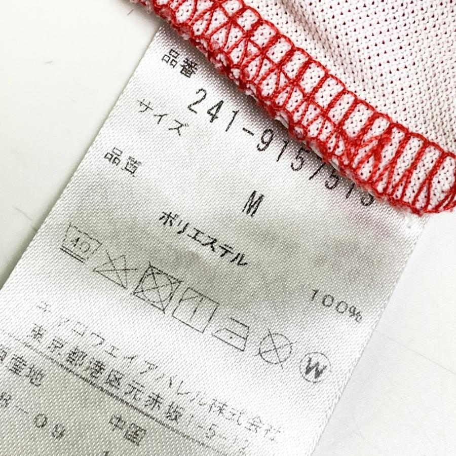CALLAWAY キャロウェイ 半袖ポロシャツ 総柄 レッド系 M ゴルフウェア
