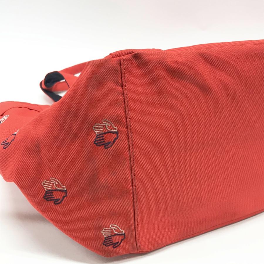 JACK BUNNY ジャックバニー ロッカーバッグ トートバッグ レッド系