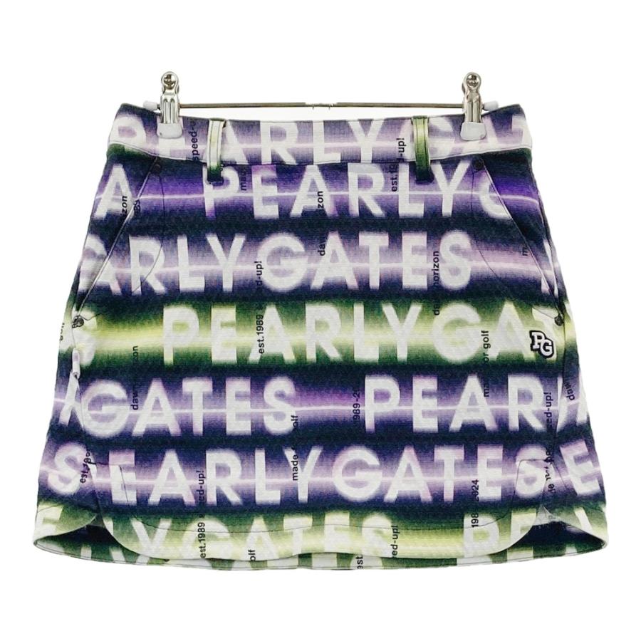 PEARLY GATES パーリーゲイツ 2024年モデル ; ストレッチスカート ロゴ