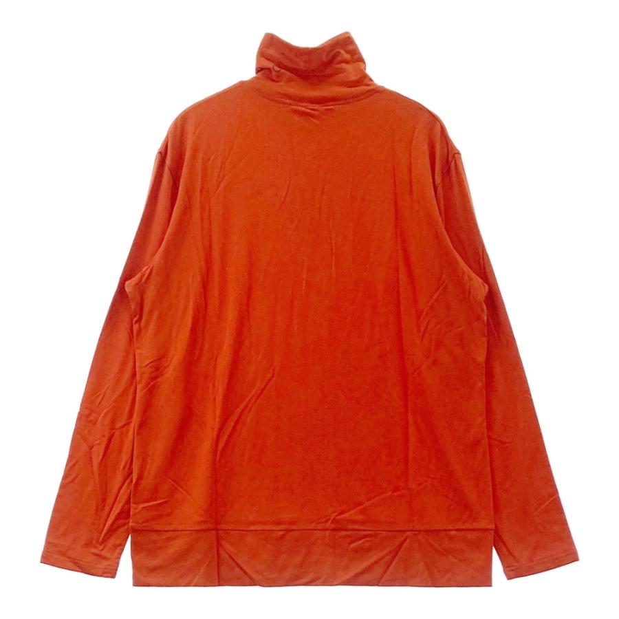 HERG1 ゴルフウェア　オレンジ 新品】HERG1 エルグワン ハイネック 長袖Tシャツ オレンジ系 M ゴルフ