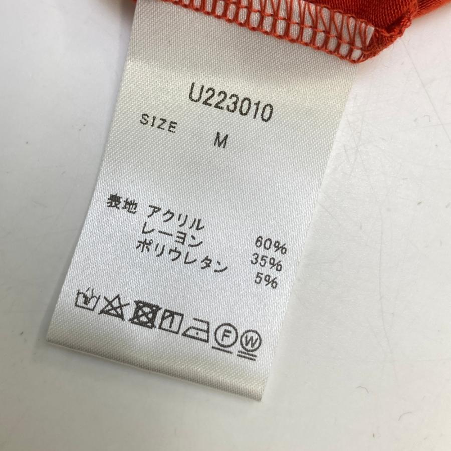 新品】HERG1 エルグワン ハイネック 長袖Tシャツ オレンジ系 M ゴルフ