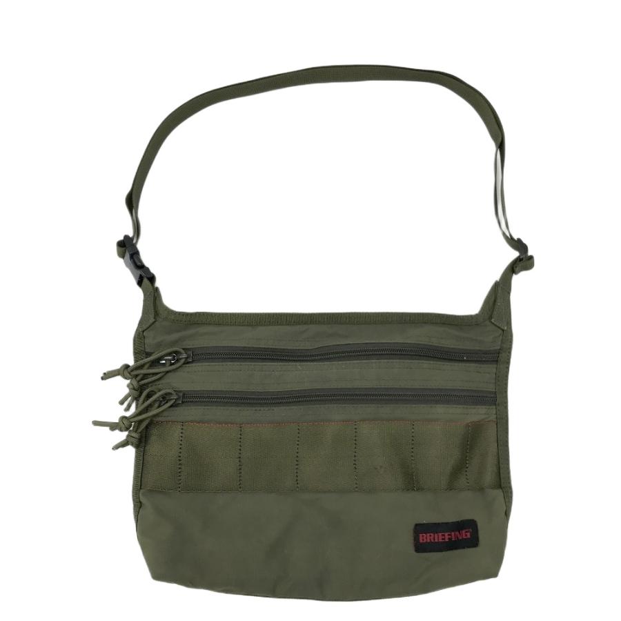 BRIEFING ブリーフィング ショルダーバッグ サコッシュ カーキ系