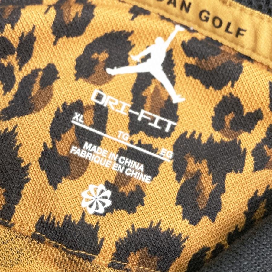 JORDAN GOLF ジョーダンゴルフ 半袖ポロシャツ ヒョウ柄 レオパード