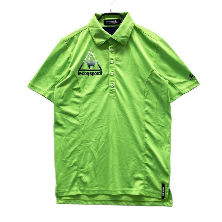 LE COQ GOLF ルコックゴルフ 半袖ポロシャツ グリーン系 M ゴルフ