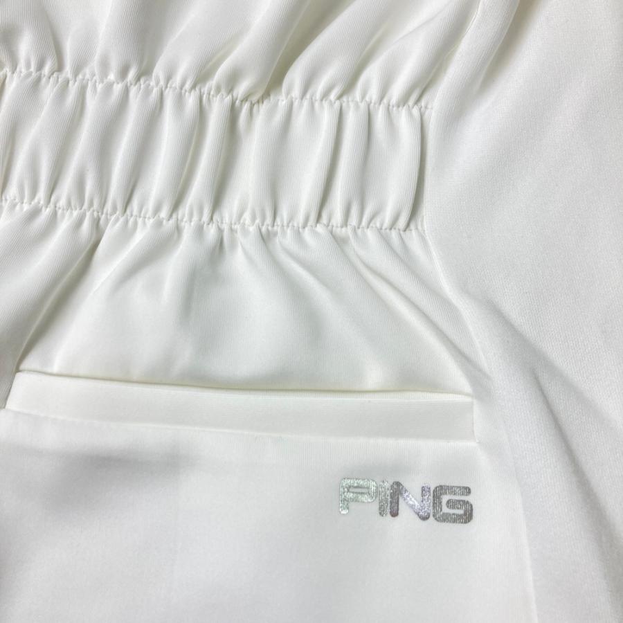 PING（ピン） 【新品】PING フード付 長袖ワンピース ホワイト系 S