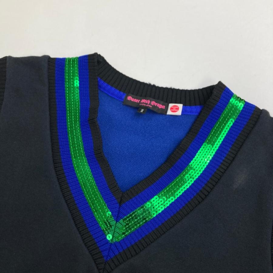 DANCE WITH DRAGON ダンスウィズドラゴン ニットベスト ブラック系 2