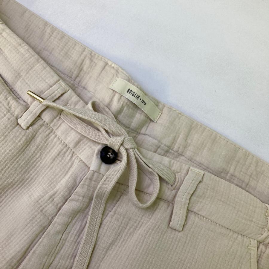 美品】BRIGLIA 1949 ブリリア ハーフパンツ ホワイト系 48 メンズ