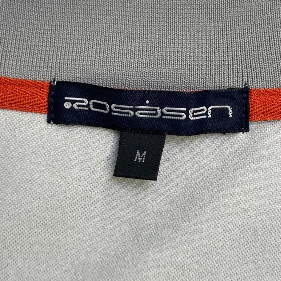 sale！rosasen Wジップアップ　濃紺/黄色　Mサイズ Rosasen（ロサーセン） ; ジップ ジャケット グレー系 M ゴルフウェア