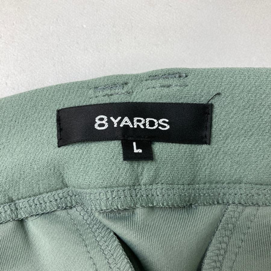 8YARDS ハチヤーズ ストレッチ スカート グリーン系 L ゴルフウェア