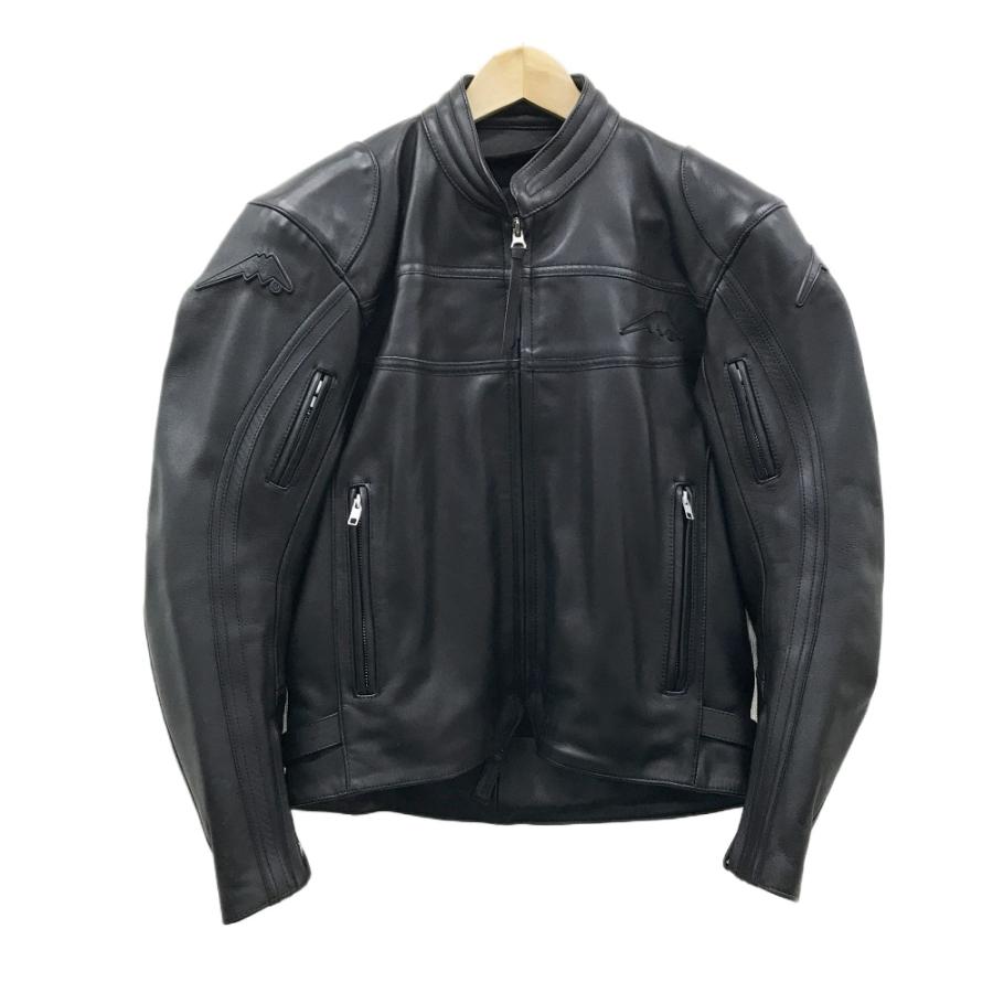 KUSHITANI クシタニ レザー アンカージャケット ブラック系 M バイク