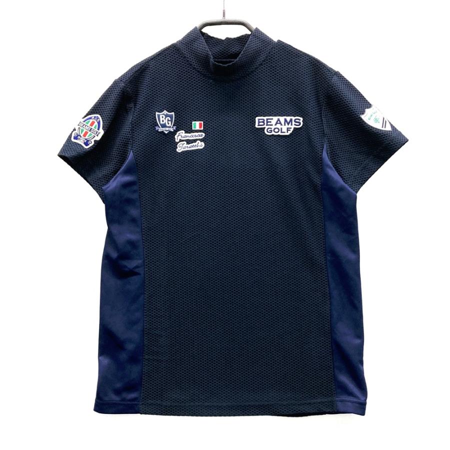 BEAMS GOLF ビームスゴルフ モックネック シャツ ライトブルー S