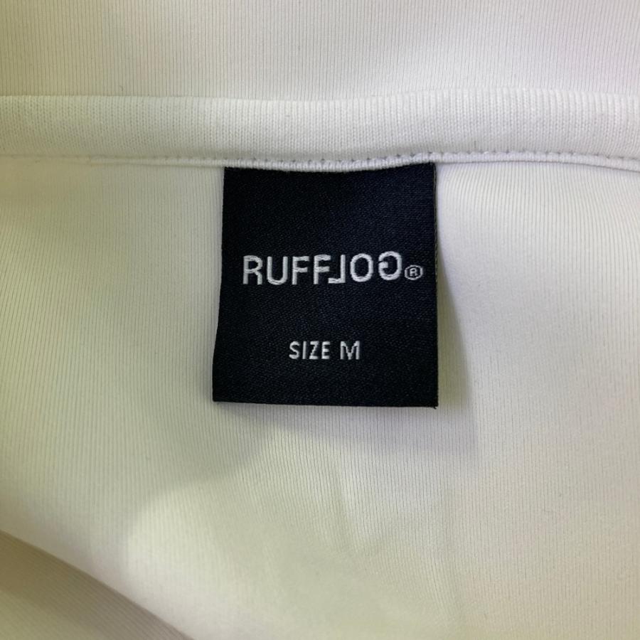 RUFFLOG（ラフロッグ） ハイネック 半袖ブルゾン ホワイト系 M ゴルフ