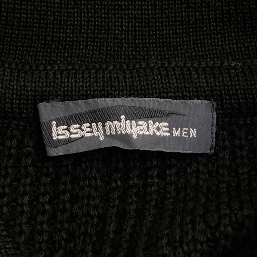 ISSEY MIYAKE MEN ポロシャツ　筆タグ 襟付き ニットセーター ISSEY MIYAKE MEN イッセイミヤケメン 筆タグ 襟付き ニットセーター