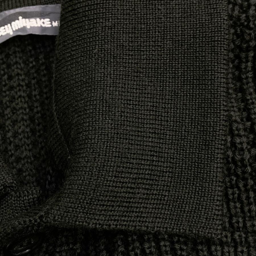 ISSEY MIYAKE MEN ポロシャツ　筆タグ 襟付き ニットセーター ISSEY MIYAKE イッセイミヤケ 筆タグ ニット ポロシャツ セーター