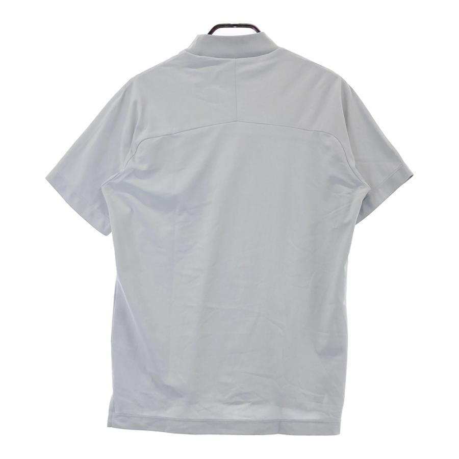 NEW BALANCE GOLF ニューバランス モックネック 半袖Tシャツ グレー系