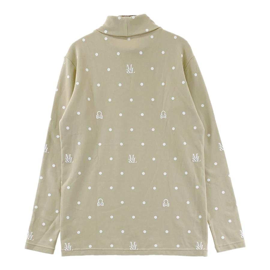 MARK&LONA マークアンドロナ 2025年 長袖タートルネックTシャツ ドット