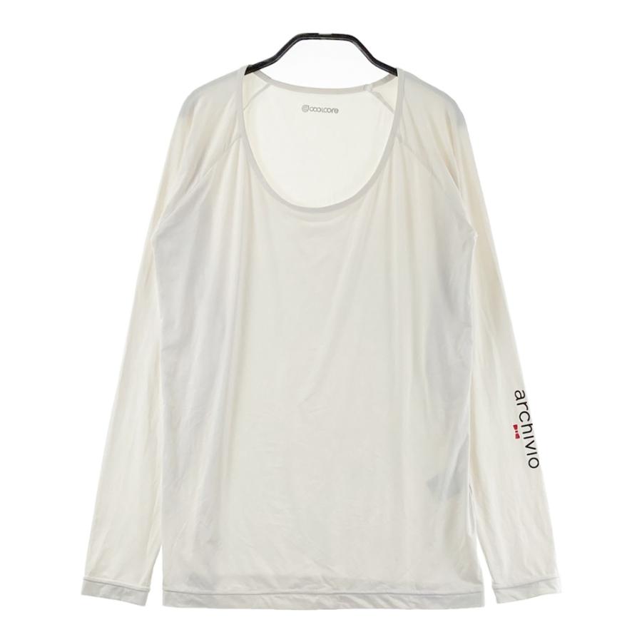 ARCHIVIO アルチビオ 長袖インナーTシャツ ホワイト系 40 ゴルフウェア