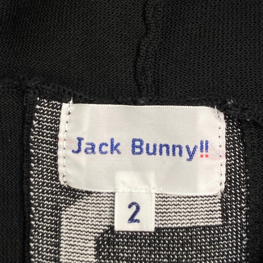 JACK BUNNY ジャックバニー ニットパーカー ブラック系 2 ゴルフウェア