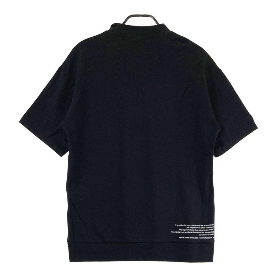 RUFFLOG ラフロッグ　モックネック　　TEE サイズXXL ブラック VERTICAL LOGO MOCK NECK SHIRTS BLACK – RUFFLOG