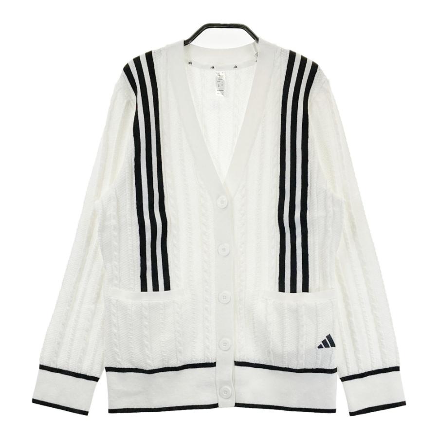美品】ADIDAS GOLF アディダスゴルフ 2024年 カーディガン ホワイト系