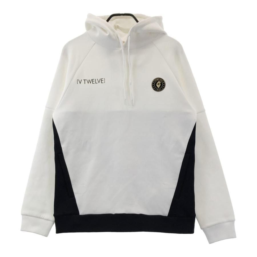 V12 ヴィトゥエルヴ 2024年モデル 長袖パーカー ホワイト系 L ゴルフ