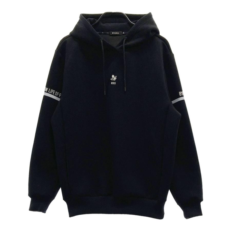 8YARDS ハチヤーズ スウェットパーカー ブラック系 XL ゴルフウェア