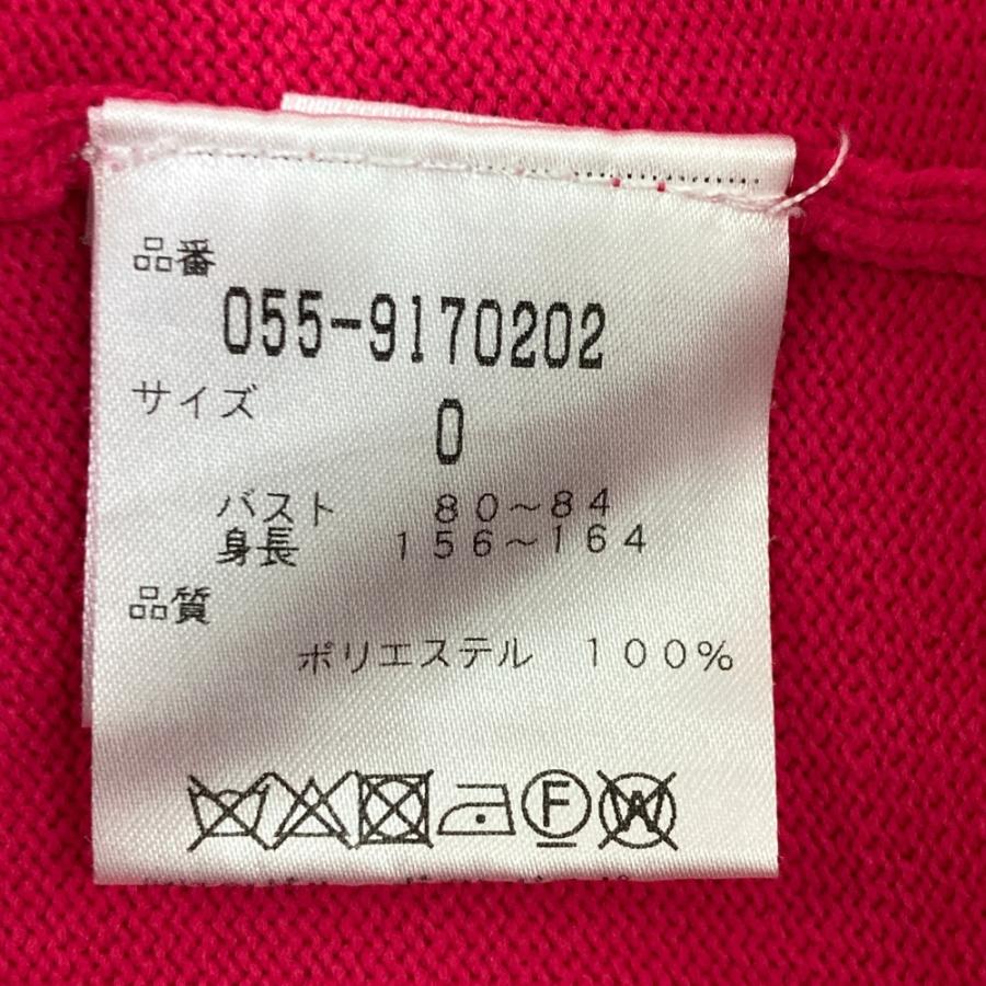 PEARLY GATES パーリーゲイツ ニットセーター ピンク系 0 ゴルフウェア