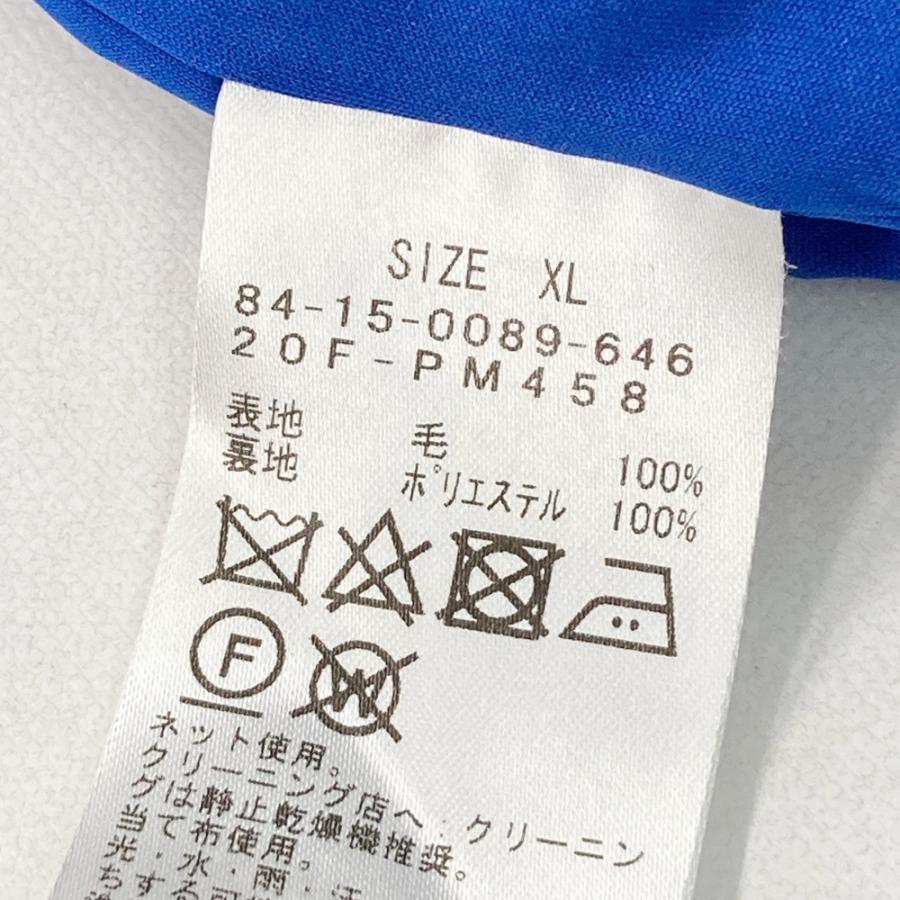 BEAMS GOLF ビームスゴルフ 裏地付 ニットセーター ウール ネイビー系