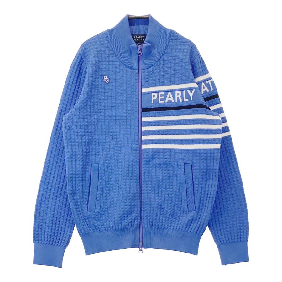 ニット ジップ パーリーゲイツ ゴルフ GATES PEARLY 未使用級 PEARLY 0 レッド系 ニットジップパーカー GATES（パーリーゲイツ） メンズウェア
