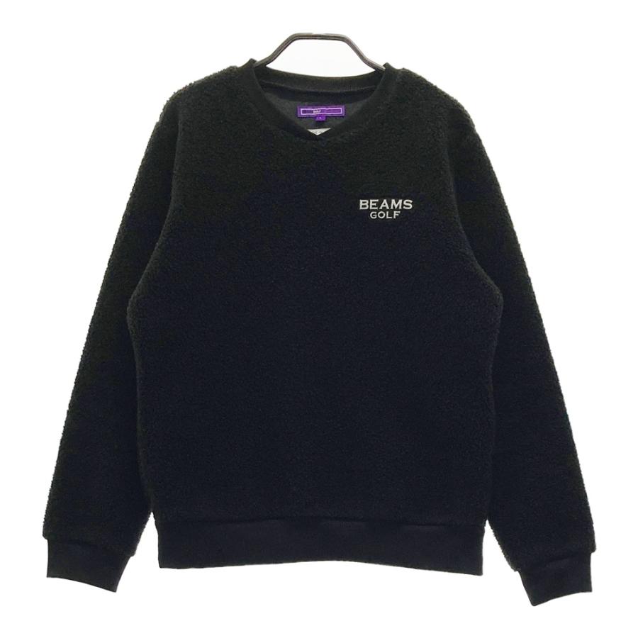 BEAMS GOLF ビームスゴルフ ボアプルオーバー ブラック系 L ゴルフ