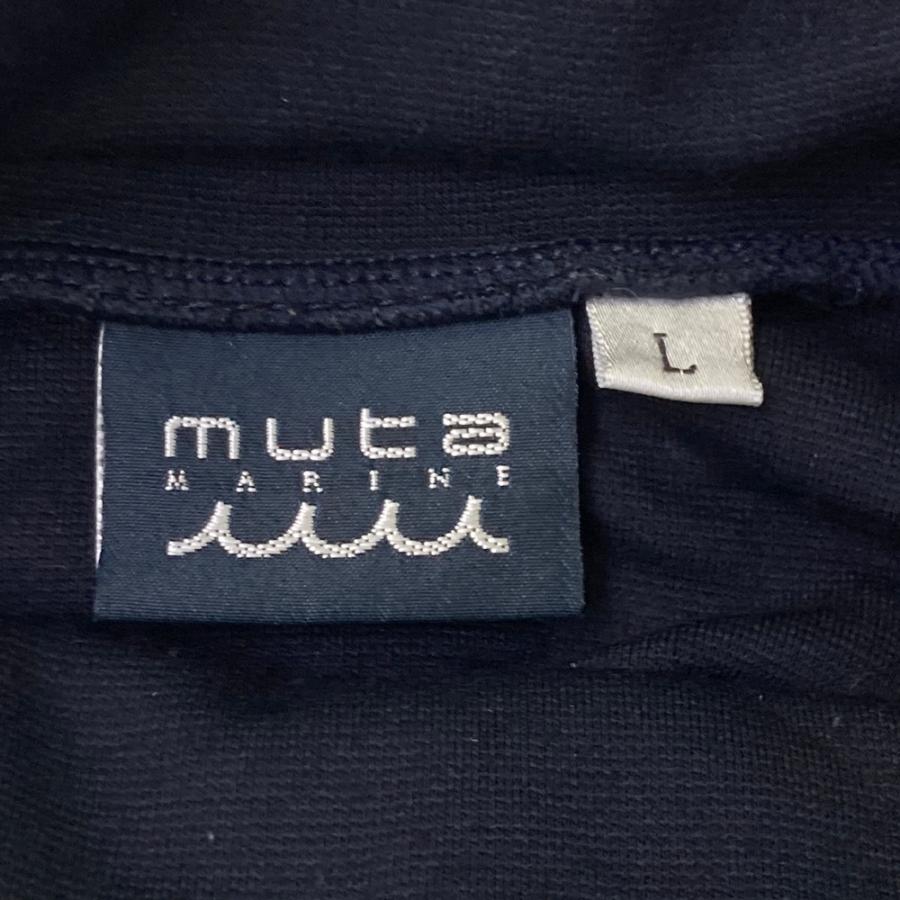MUTA MARINE ムータマリン  タートルネック長袖Tシャツ  ネイビー系 L ゴルフウェア メンズ_2