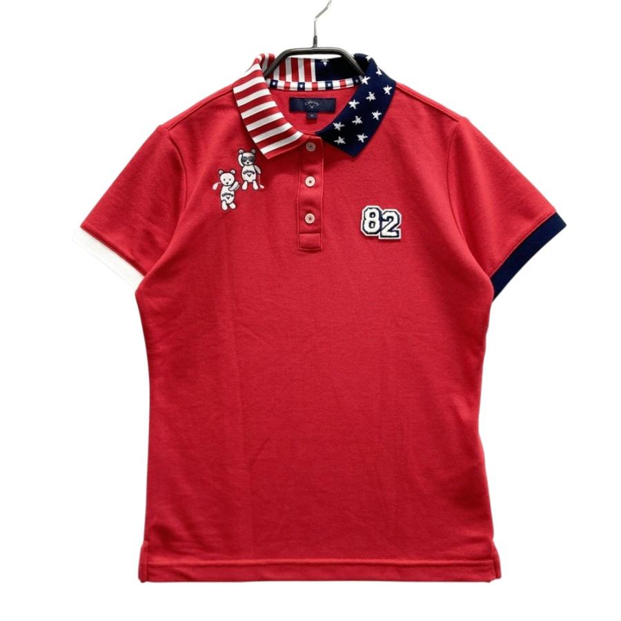 Callaway（キャロウェイ） 半袖ポロシャツ レッド系 M ゴルフウェア