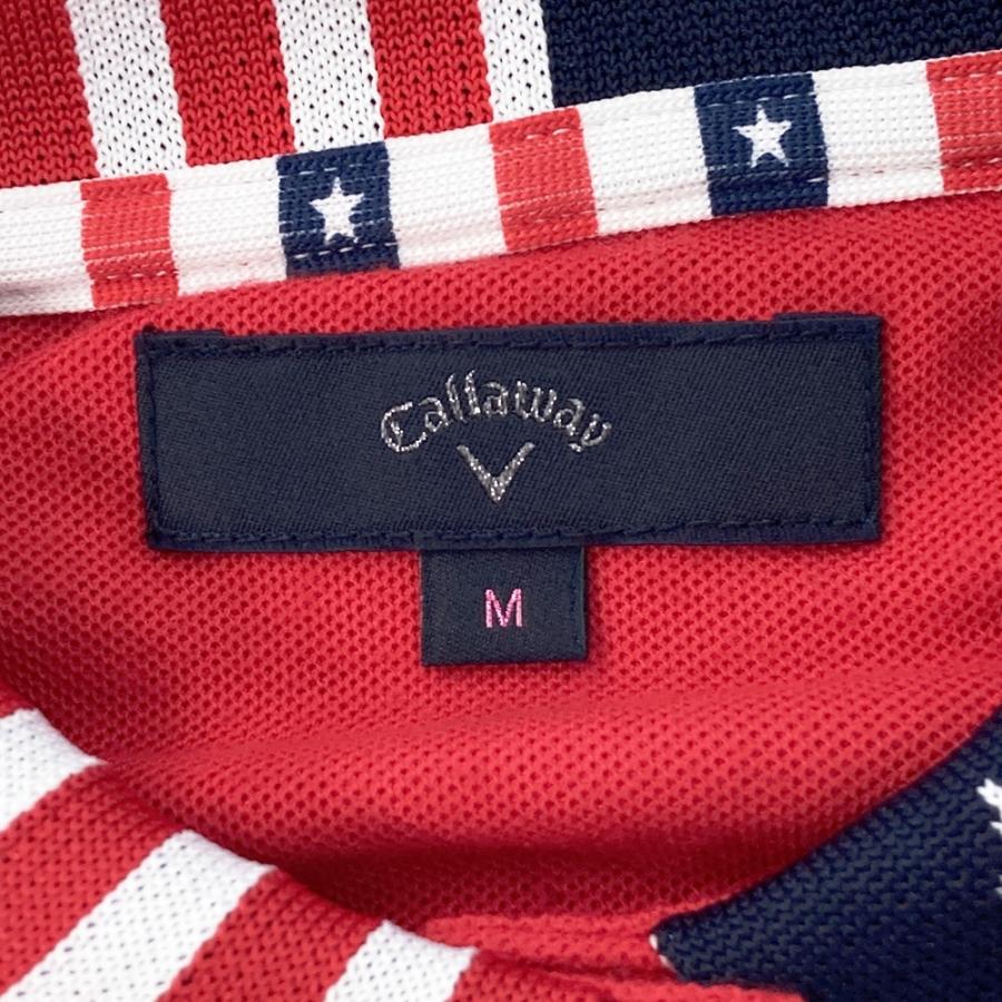 Callaway（キャロウェイ） 半袖ポロシャツ レッド系 M ゴルフウェア