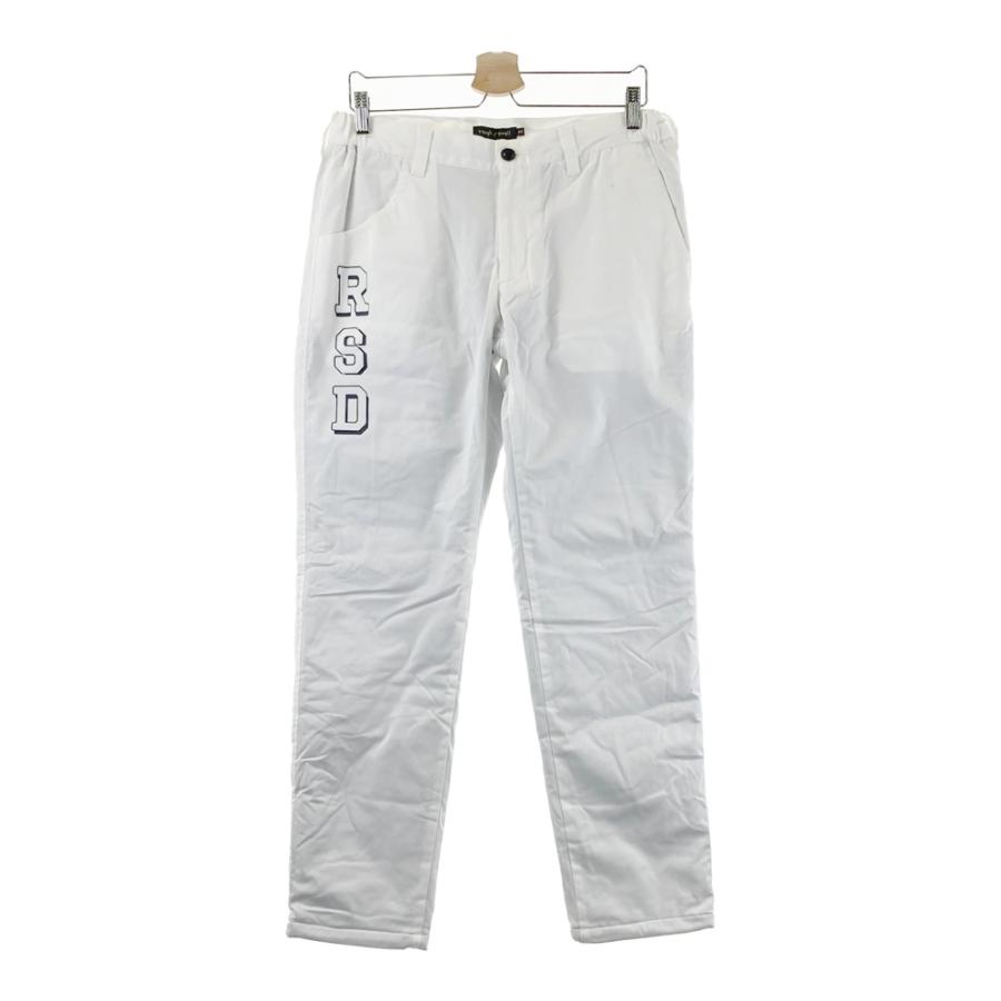 ROUGH＆SWELL ラフアンドスウェル 中綿 ロングパンツ L ホワイト ROUGH&SWELL ラフアンドスウェル 裏フリース ロングパンツ ホワイト系