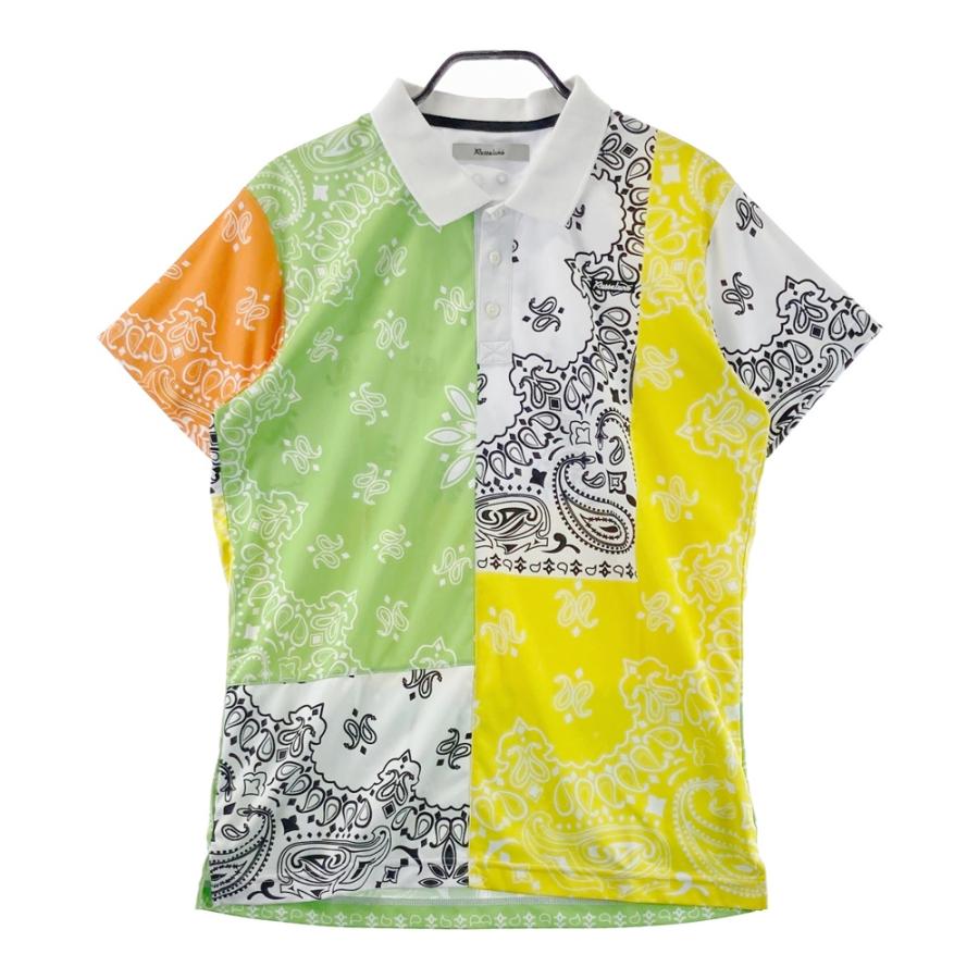 RUSSELUNO ラッセルノ 半袖ポロシャツ ペイズリー柄 ホワイト系 5