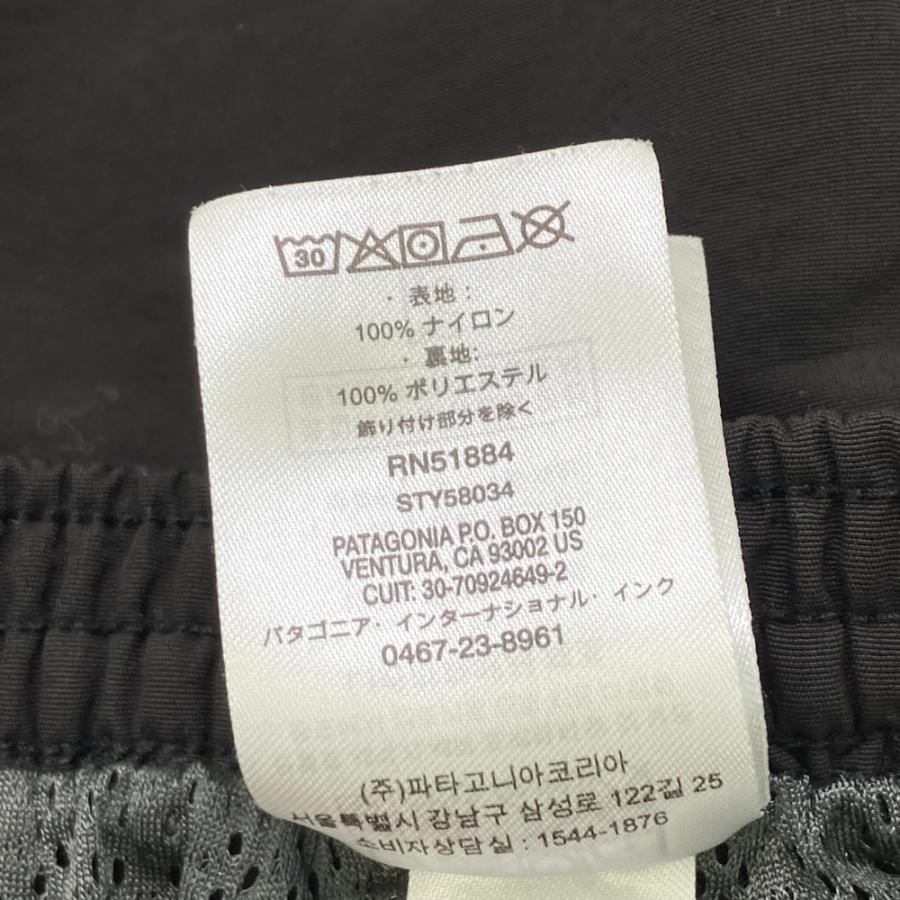 Patagonia パタゴニア 58034 ショートパンツ バギーズロング ブラック