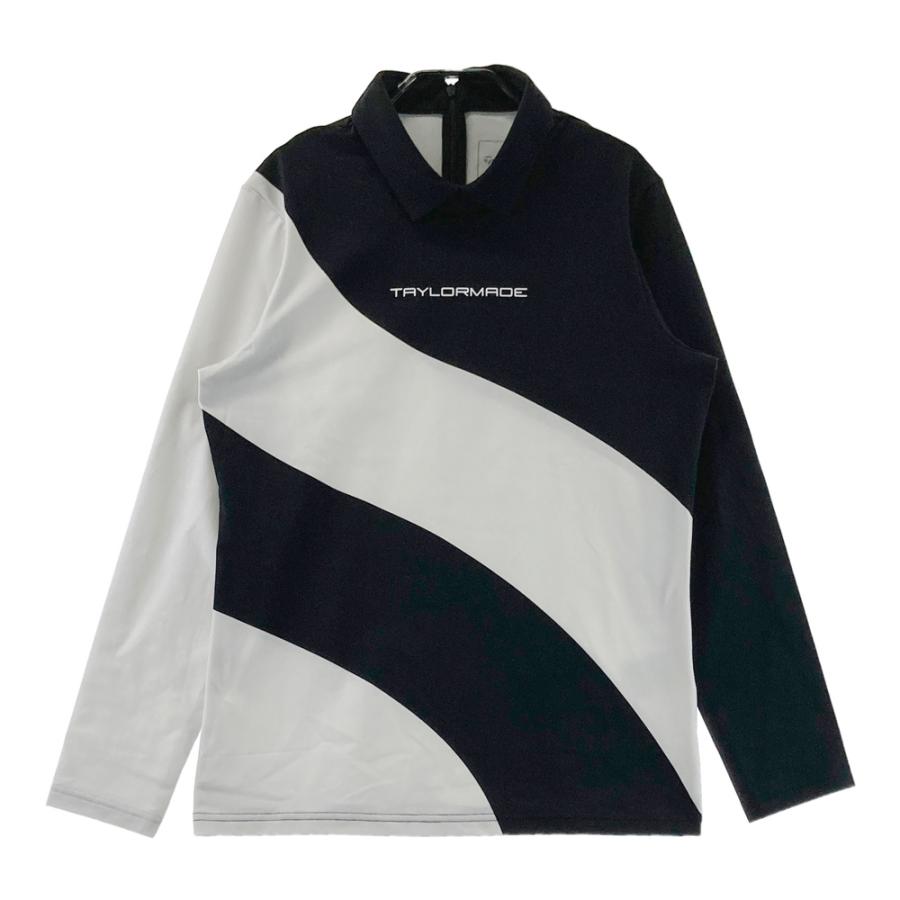TAYLOR MADE テーラーメイド 長袖襟付きTシャツ ブラック系 L ゴルフ