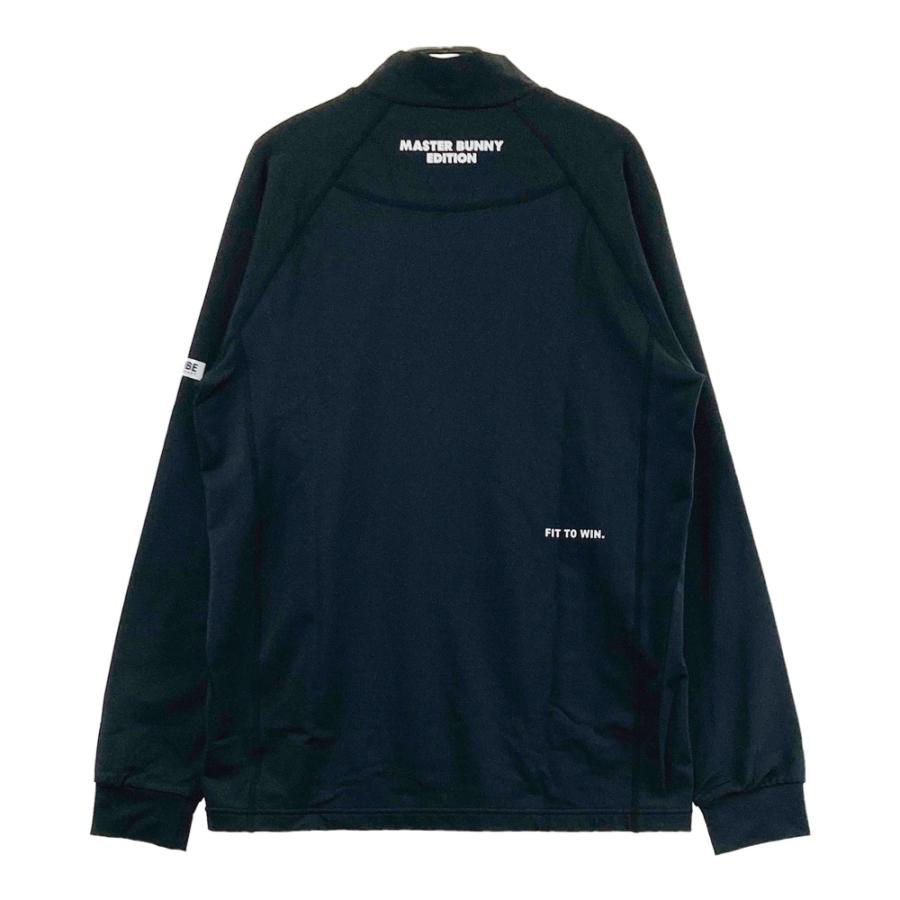 サイズ：5 MASTER BUNNY EDITION マスターバニーエディション  ハイネック長袖Tシャツ  ブラック系 [240101470392] ゴルフウェア メンズ ストスト MASTER BUNNY EDITION マスターバニーエディション ハイネック 長袖T