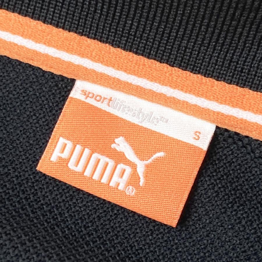 PUMA GOLF プーマゴルフ 半袖ポロ ワンピース ブラック系 S ゴルフ