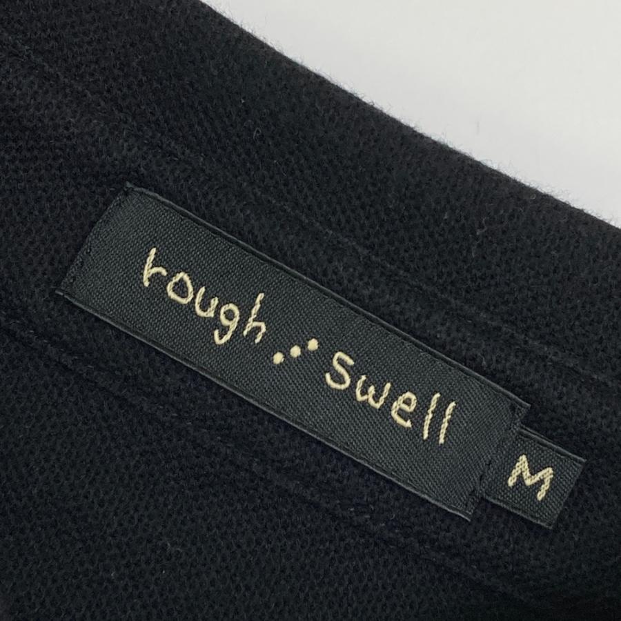 【新品未使用】ROUGH AND SWELL／ラフアンドスウェル　ポロシャツ黒色 サイズ：M ROUGH&SWELL ラフアンドスウェル 2024年モデル 半袖