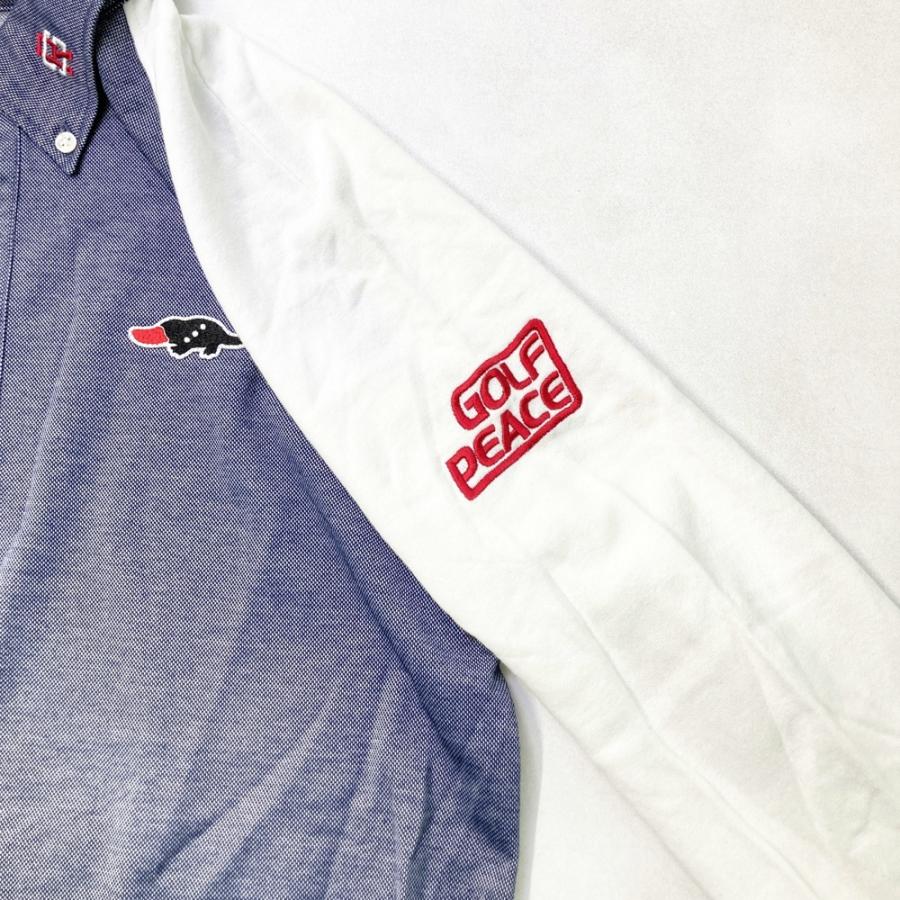 ROUGH&SWELL ラフアンドスウェル 長袖ポロシャツ ボタンダウン