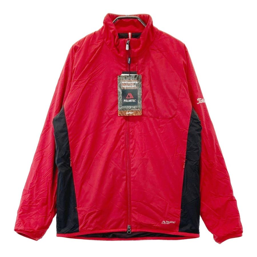 新品】TITLEIST タイトリスト 長袖 中綿ジャケット レッド系 M ゴルフ