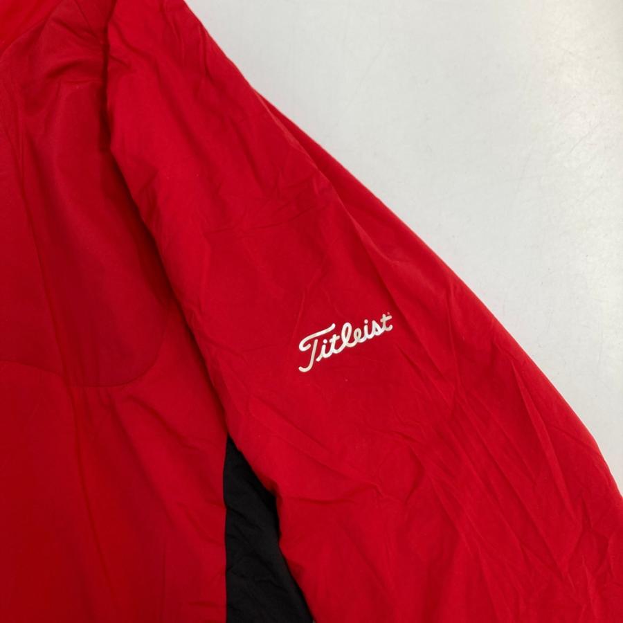 新品】TITLEIST タイトリスト 長袖 中綿ジャケット レッド系 M ゴルフ