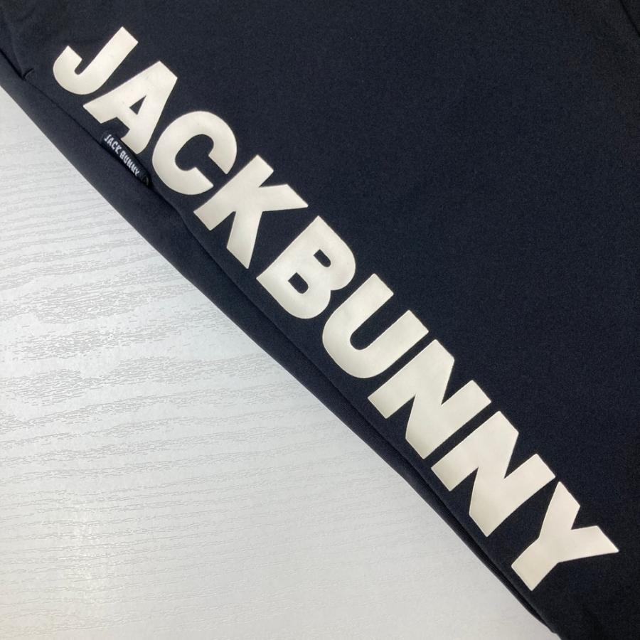JACK BUNNY ジャックバニー ストレッチパンツ ロゴ ブラック系 3