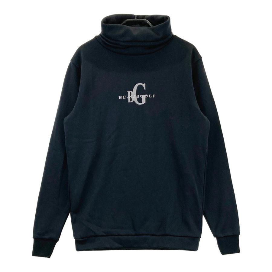 BEAMS GOLF ビームスゴルフ 長袖ハイネックTシャツ ブラック系 S