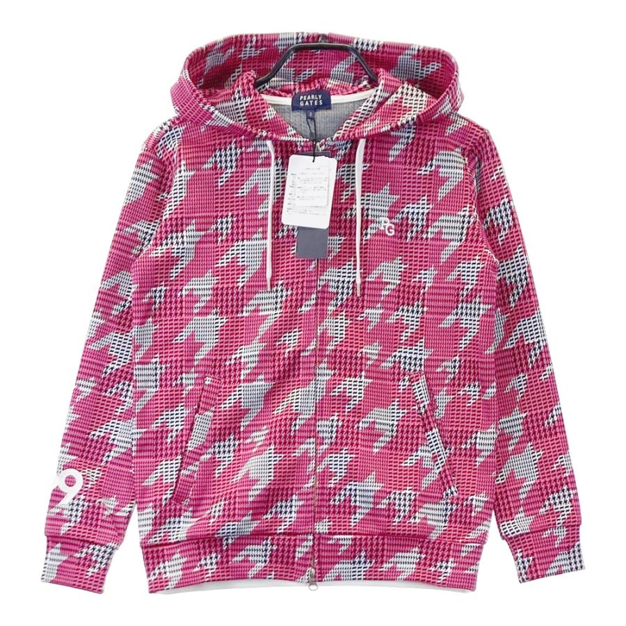 新品】PEARLY GATES パーリーゲイツ 055-2262902 ジップパーカー 千鳥