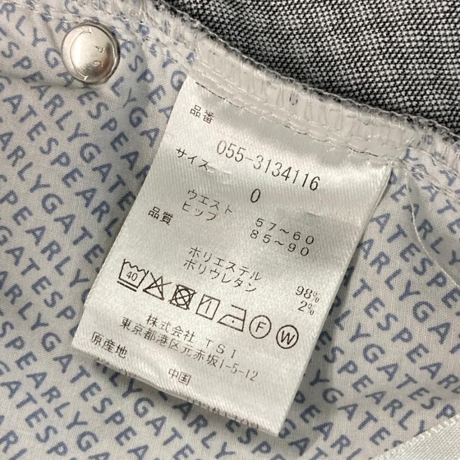 PEARLY GATES パーリーゲイツ 2023年 スカート チェッカー ブラック系 0 ゴルフウェア レディースの画像